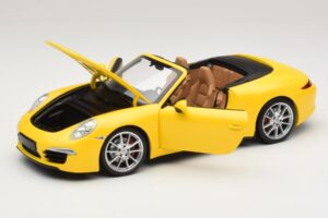 Porsche 911 991 Carrera S Cabriolet Gelb Minichamps 1:18 100061031 Druckguss — Bild 2 von 8