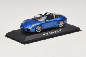 Porsche 911 991 Targa Blau Metallic Minichamps 1:43 WAP0200350E Druckguss — Bild 2 von 4