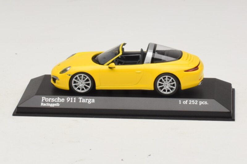 Porsche 911 991 Targa Gelb Minichamps 1:43 410062441 Druckguss