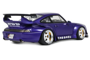 Porsche 911 993 RWB Son Goku Purple GT Spirit 1:18 GT571 Resin — Bild 2 von 5