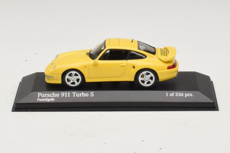 Porsche 911 993 Turbo S Gelb Minichamps 1:43 430069270 Druckguss