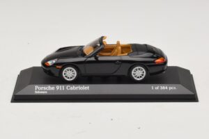 Porsche 911 996 Cabriolet Schwarz Metallic Minichamps 1:43 400061090 Druckguss