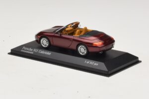 Porsche 911 996 Cabriolet Rot Metallic Minichamps 1:43 400061092 Druckguss — Bild 3 von 4