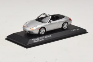 Porsche 911 996 Cabriolet Silber Metallic Minichamps 1:43 400061091 Druckguss — Bild 2 von 4