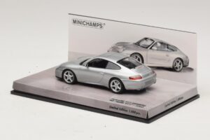 Porsche 911 996 Carrera 40 Jahre Jubiläum Silber Minichamps 1:43 436061070 Druckguss — Bild 3 von 5