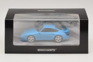 Porsche 911 996 Turbo S 3.6 Jubiläumsedition Blau Minichamps 1:43 436069270 Druckguss — Bild 5 von 5