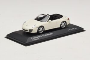 Porsche 911 997 Carrera 4S Cabriolet Weiß Minichamps 1:43 400066431 Druckguss — Bild 2 von 4
