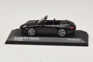 Porsche 911 997 Carrera Cabriolet Black Edition Minichamps 1:43 400066434 Druckguss