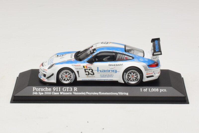 Porsche 911 997 GT3 R #53 Vannelet / Pyroles Class Winners 24 Hours of Spa 2010 Minichamps 1:43 400108953 Druckguss