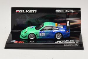 Porsche 911 997 GT3 R Falken #44 Nurburgring 2011 Minichamps 1:43 447116144 Druckguss