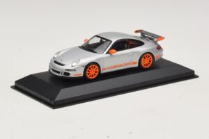 Porsche 911 997 GT3 RS Silber Orange Minichamps 1:43 403066013 Druckguss — Bild 2 von 4