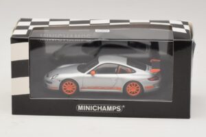 Porsche 911 997 GT3 RS Silber Orange Minichamps 1:43 403066013 Druckguss — Bild 4 von 4