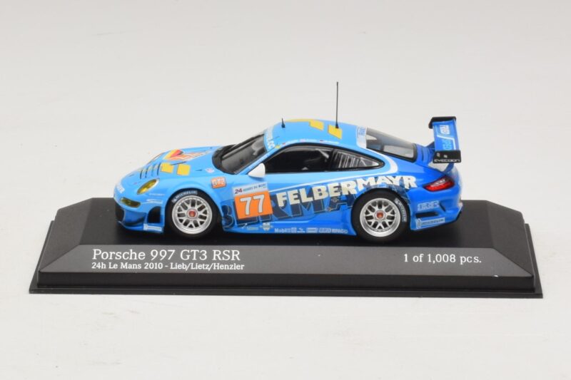 Porsche 911 997 GT3 RSR GT2 #77 M. Lieb / R. Lietz / W. Henzler 24 Hours of Le Mans 2010 Minichamps 1:43 Porsche 911 997 GT3 RSR GT2 #77 M. Lieb / R. Lietz / W. Henzler 24 Hours of Le Mans 2010 Minichamps 1:43 410106977 Druckguss