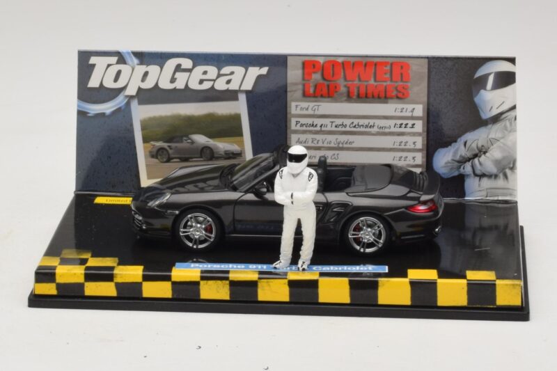 Porsche 911 997 Turbo Cabriolet Schwarz Top Gear Edition Minichamps 1:43 519436930 Druckguss