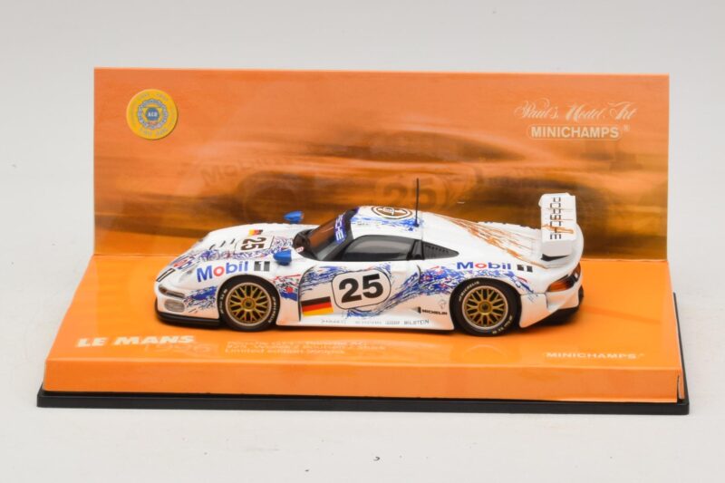 Porsche 911 GT1 #25 B. Wollek / T. Boutsen / H-J. Stuck 24 Hours of Le Mans 1996 Minichamps 1:43 403966625 Druckguss