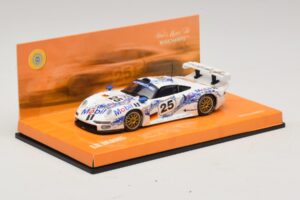 Porsche 911 GT1 #25 B. Wollek / T. Boutsen / H-J. Stuck 24 Hours of Le Mans 1996 Minichamps 1:43 403966625 Druckguss — Bild 2 von 5