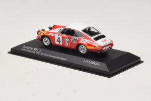 Porsche 911 S #4 G. Larrousse / J-C. Perramond 2nd Place Rally Monte Carlo 1972 Minichamps 1:43 400726804 Druckguss — Bild 3 von 4