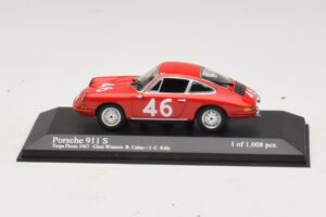 Porsche 911 S #46 Cahier / Killy Class Winners Targa Florio 1967 Minichamps 1:43 430676746 Druckguss