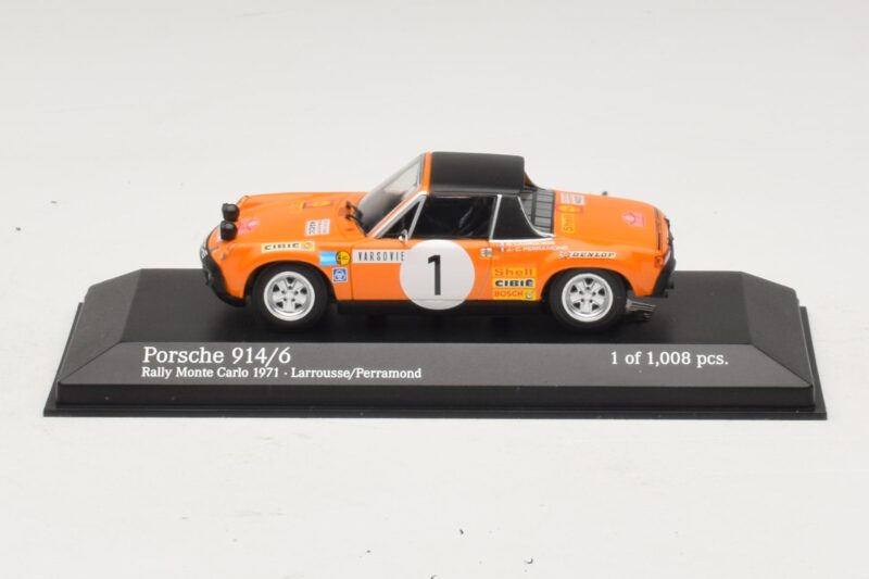 Porsche 914/6 #1 G. Larrousse / J-C. Perramond Rally Monte Carlo 1971 Minichamps 1:43 Porsche 914/6 #1 G. Larrousse / J-C. Perramond Rally Monte Carlo 1971 Minichamps 1:43 400716501 Druckguss