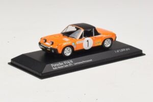 Porsche 914/6 #1 G. Larrousse / J-C. Perramond Rally Monte Carlo 1971 Minichamps 1:43 400716501 Druckguss — Bild 2 von 4