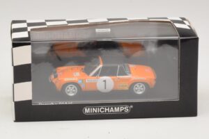Porsche 914/6 #1 G. Larrousse / J-C. Perramond Rally Monte Carlo 1971 Minichamps 1:43 400716501 Druckguss — Bild 4 von 4