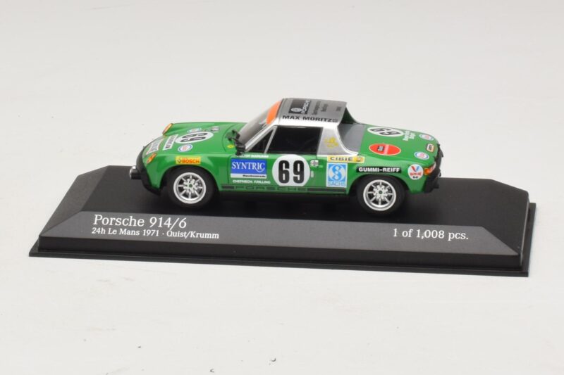 Porsche 914/6 Max Moritz Racing #69 Quist / Krumm 24 Hours of Le Mans 1971 Minichamps 1:43 400716569 Druckguss