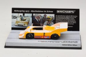 Porsche 917/10 #2 W. Kauhsen Farewell In The Snow Nurburgring 1973 Minichamps 1:43 437736592 Druckguss