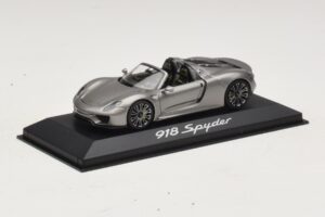 Porsche 918 Spyder Grau Metallic Minichamps 1:43 WAP0201000E Druckguss — Bild 2 von 4