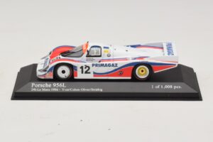 Porsche 956L #12 C. Yver / Cohen 24 Hours of Le Mans 1986 Minichamps 1:43 430866512 Druckguss
