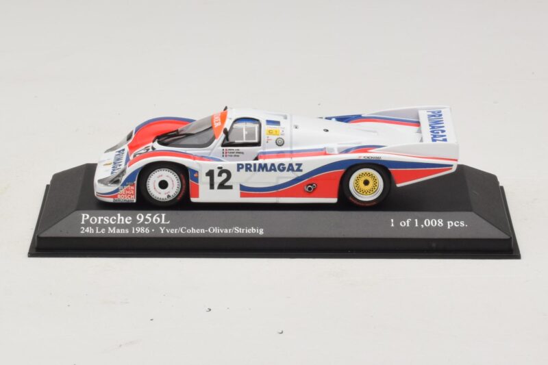 Porsche 956L #12 C. Yver / Cohen 24 Hours of Le Mans 1986 Minichamps 1:43 430866512 Druckguss