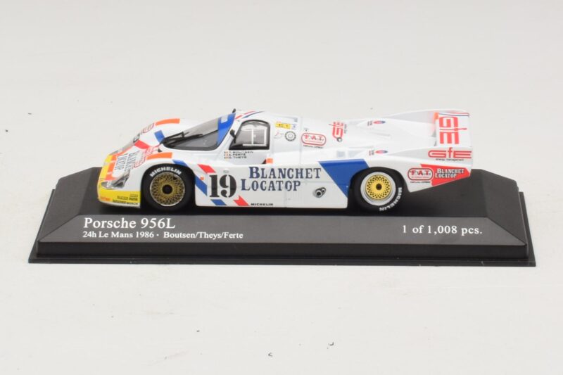 Porsche 956L #19 T. Boutsen / D. Theys 24 Hours of Le Mans 1986 Minichamps 1:43 Porsche 956L #19 T. Boutsen / D. Theys 24 Hours of Le Mans 1986 Minichamps 1:43 430866519 Druckguss