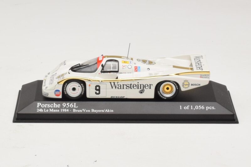 Porsche 956L Warsteiner #9 W. Brun / Bayern 24 Hours of Le Mans 1984 Minichamps 1:43 430846509 Druckguss