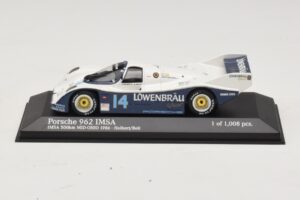 Porsche 962 IMSA #14 A. Holbert / D. Bell Mid-Ohio 500km 1986 Minichamps 1:43 400866514 Druckguss