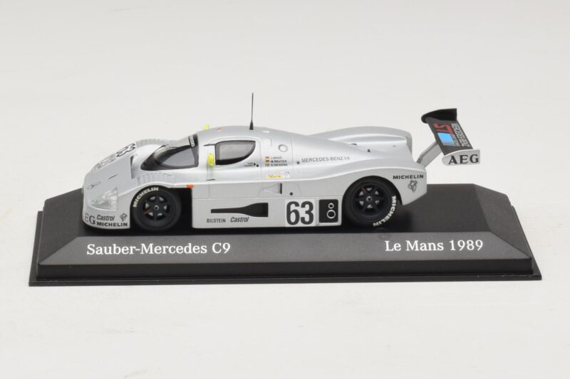 Sauber Mercedes C9 #63 J. Mass / M. Reuter / S. Dickens Winners 24 Hours of Le Mans 1989 Minichamps 1:43 B66041033 Druckguss