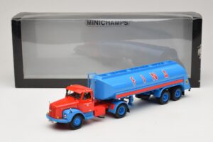 Scania L110S Tanksattelzug FINA Minichamps 1:43 499126970 Druckguss — Bild 6 von 6