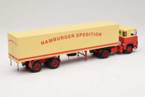Scania LB111S Koffersattelzug Hamburger Spedition Minichamps 1:43 499123880 Druckguss — Bild 2 von 6