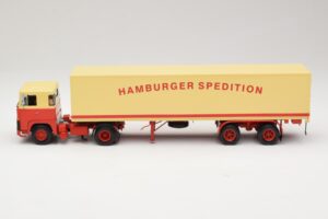 Scania LB111S Koffersattelzug Hamburger Spedition Minichamps 1:43 499123880 Druckguss — Bild 3 von 6
