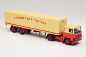 Scania LB111S Koffersattelzug Hamburger Spedition Minichamps 1:43 499123880 Druckguss — Bild 4 von 6