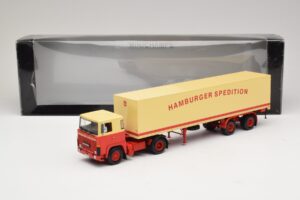 Scania LB111S Koffersattelzug Hamburger Spedition Minichamps 1:43 499123880 Druckguss — Bild 6 von 6