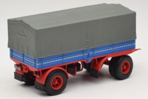 Lkw-Anhänger Blau Rot Minichamps 1:43 439159092 Druckguss — Bild 2 von 6