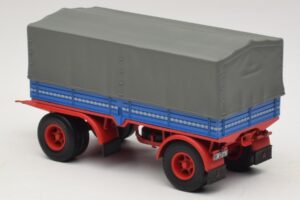 Lkw-Anhänger Blau Rot Minichamps 1:43 439159092 Druckguss — Bild 5 von 6