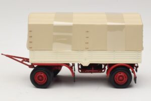 Lkw-Anhänger Planen Weiß Rot Minichamps 1:43 439159096 Druckguss — Bild 3 von 6
