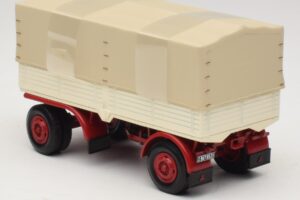 Lkw-Anhänger Planen Weiß Rot Minichamps 1:43 439159096 Druckguss — Bild 5 von 6