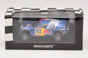 Volkswagen Race Touareg #103 B. Saby / R. Perin Winner Rally Por Las Pampas 2005 Ersatzverpackung Minichamps 1:43 436055303-R — Bild 4 von 4