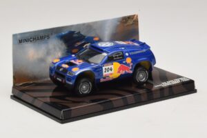 Volkswagen Race Touareg Red Bull #204 J. Kleinschmidt / F. Pons Dakar Rally 2005 Minichamps 1:43 436045304 Druckguss — Bild 2 von 5