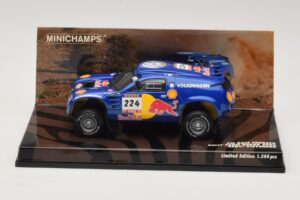 Volkswagen Race Touareg Red Bull #224 B. Saby / Stevenson Dakar Rally 2005 Minichamps 1:43 Volkswagen Race Touareg Red Bull #224 B. Saby / Stevenson Dakar Rally 2005 Minichamps 1:43 436045324 Druckguss