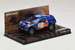 Volkswagen Race Touareg Red Bull #224 B. Saby / Stevenson Dakar Rally 2005 Minichamps 1:43 436045324 Druckguss — Bild 2 von 5