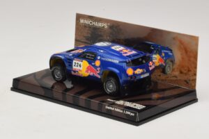 Volkswagen Race Touareg Red Bull #224 B. Saby / Stevenson Dakar Rally 2005 Minichamps 1:43 436045324 Druckguss — Bild 3 von 5