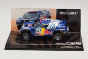 Volkswagen Race Touareg Red Bull #307 B. Saby / M. Perin Dakar Rally 2005 Minichamps 1:43 436055307 Druckguss