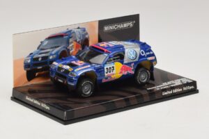 Volkswagen Race Touareg Red Bull #307 B. Saby / M. Perin Dakar Rally 2005 Minichamps 1:43 436055307 Druckguss — Bild 2 von 5